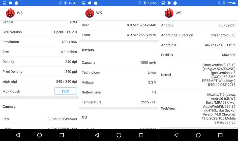 W5 рация IP67 Водонепроницаемый MTK6580 четырехъядерный мобильный телефон 5000mah 5MP ram 1GB rom 8GB Android 6,0 3g смартфон