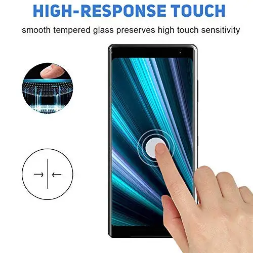 3D Tempered Glass Full Coverage Film Edge to Protection Shield Screen Protector for SONY Xperia XZ4 | Мобильные телефоны и