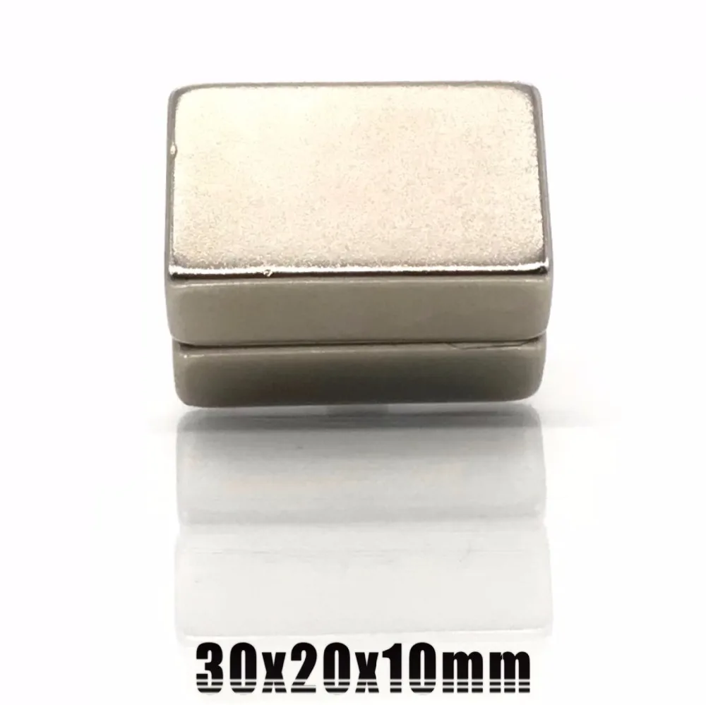 1/2/5 шт. 30x20x10 Неодимовый Магнит 30 мм x 20 10 N35 NdFeB Блок сверхмощный сильный постоянный