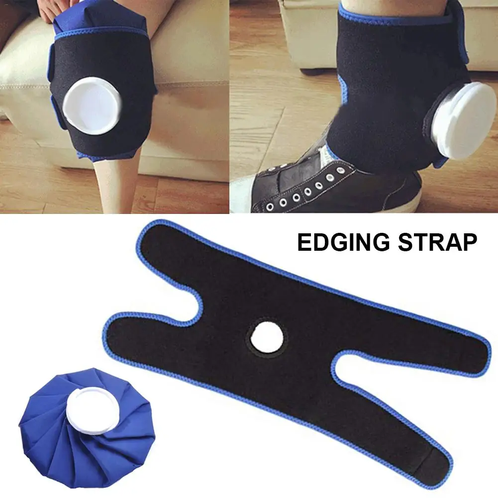 

Ice Bag Knee Strap Cloth Ice Bag Fixed With Ice Protective Gear Kneepad Ankle Bracers Bodybuilding Yoga