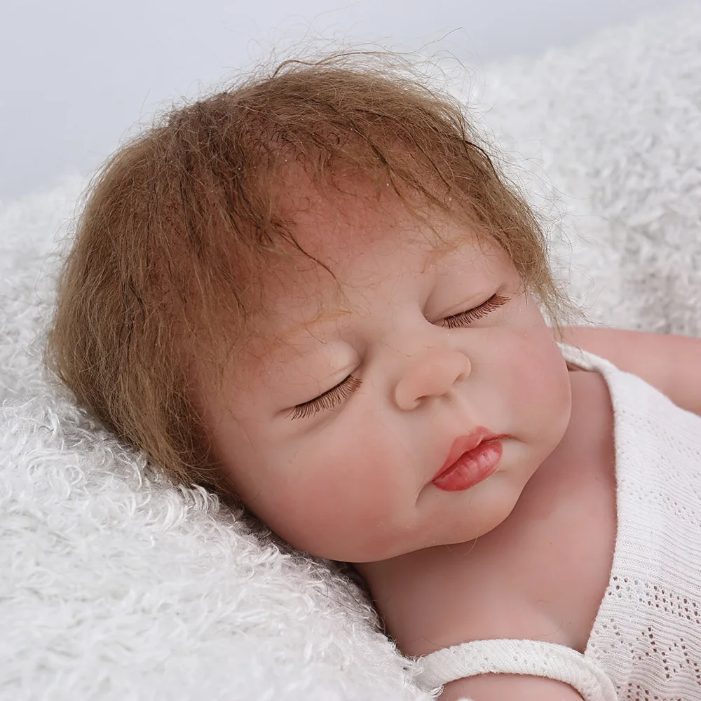 NPKDOLL Reborn Baby 18 дюймов полностью виниловые реалистичные поддельные младенческие
