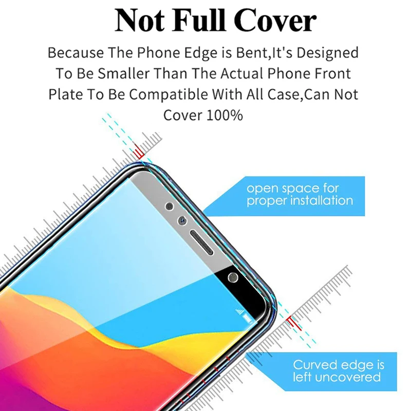 Для Huawei y6 prime 2018 защита экрана на huawey защитная пленка из закаленного стекла huavei view