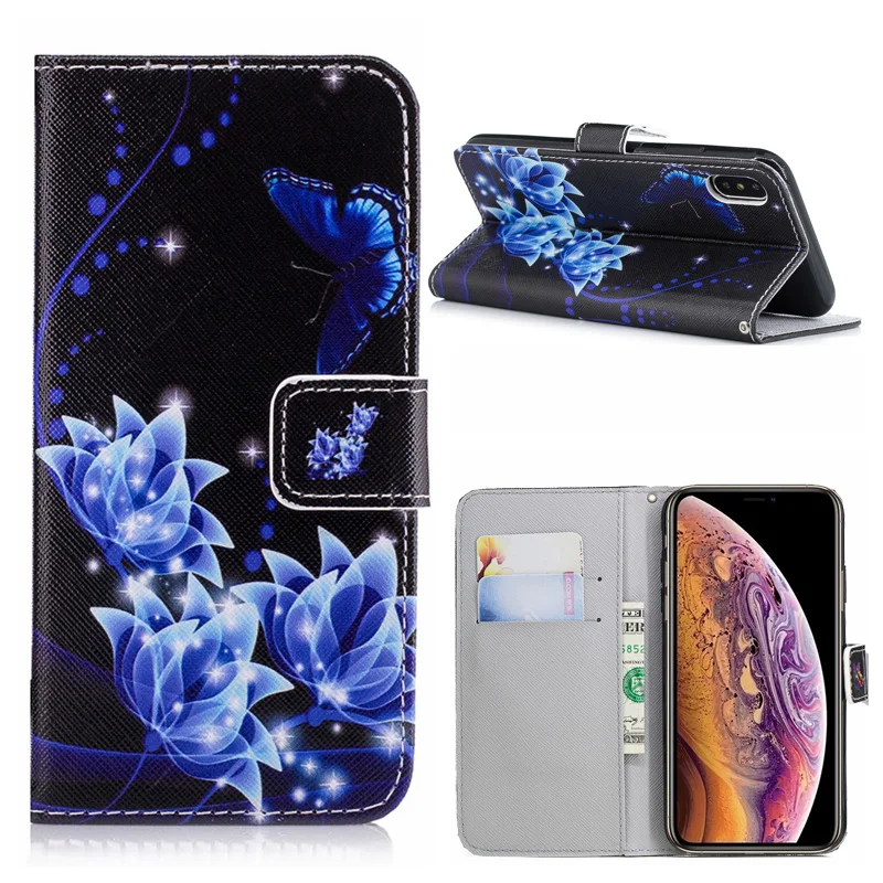 Роскошный кожаный кошелек флип-чехол для телефона iPhone 11 Pro X XR XS MAX 8 8Plus 7 7Plus 6 6S Plus 5G 5s SE