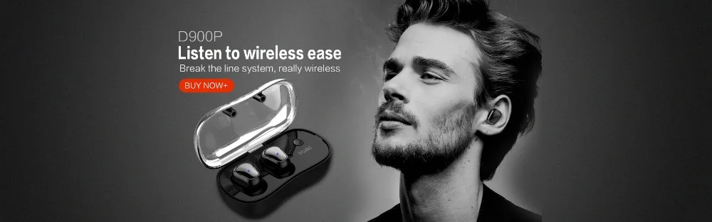 Слог D900P bluetooth V5.0 наушники с шумоподавлением bluetooth гарнитура для мобильного телефона Беспроводные спортивные басовые наушники