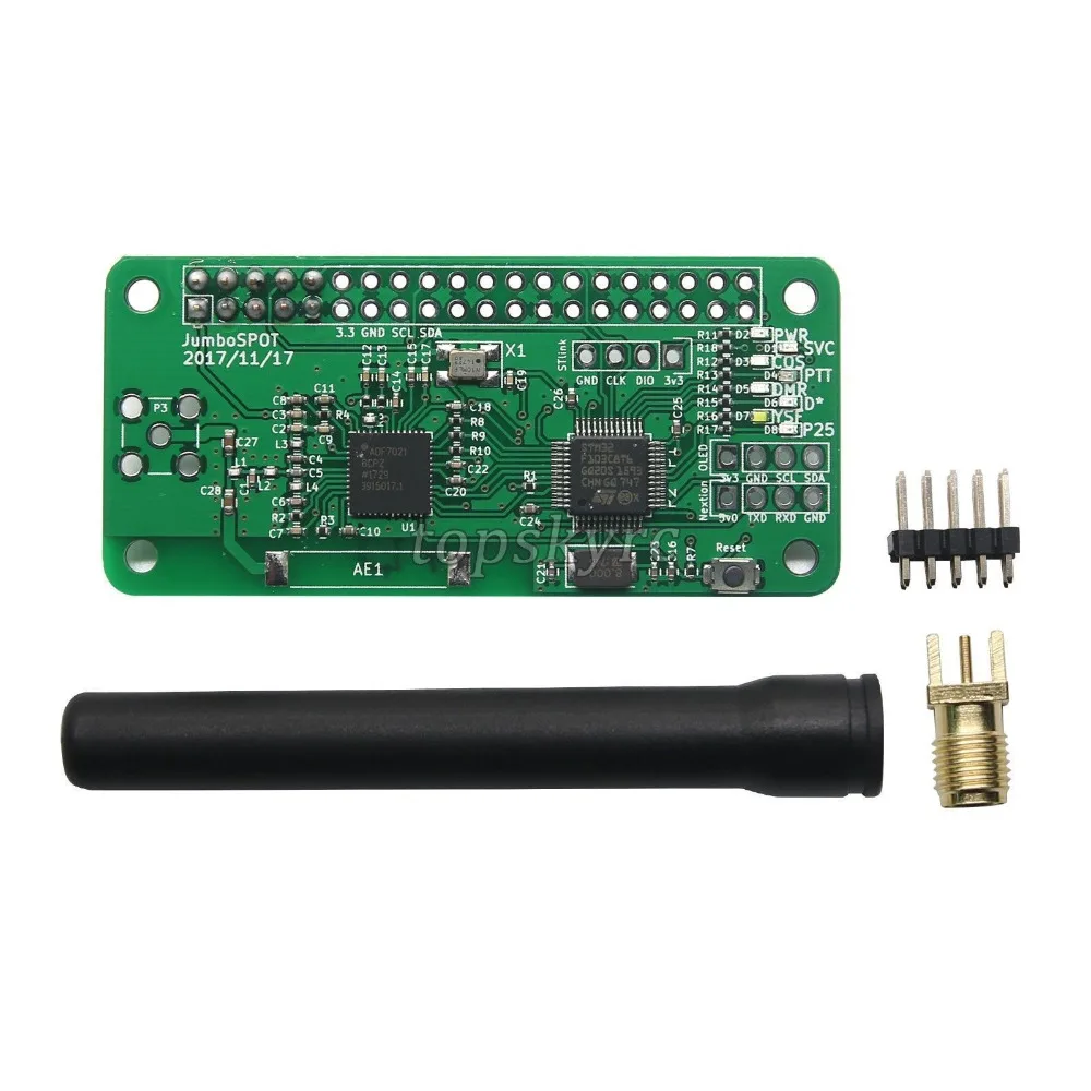 MMDVM точка доступа pi star поддержка P25 DMR YSF для raspberry UHF или VHF + антенна|Интегральные