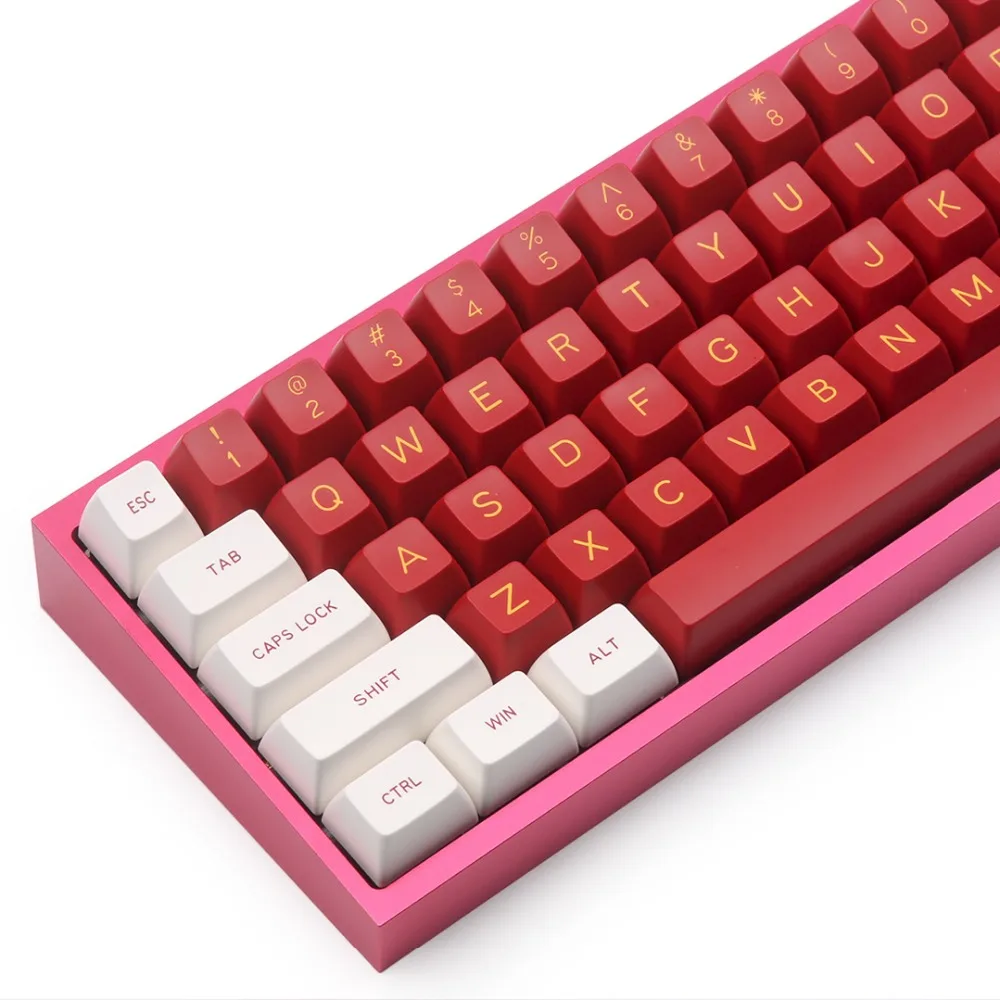 Полностью собранная клавиатура TOFU 60% с переключателями DZ60 PCB kailh box с вишневыми стабилизаторами без колпачков