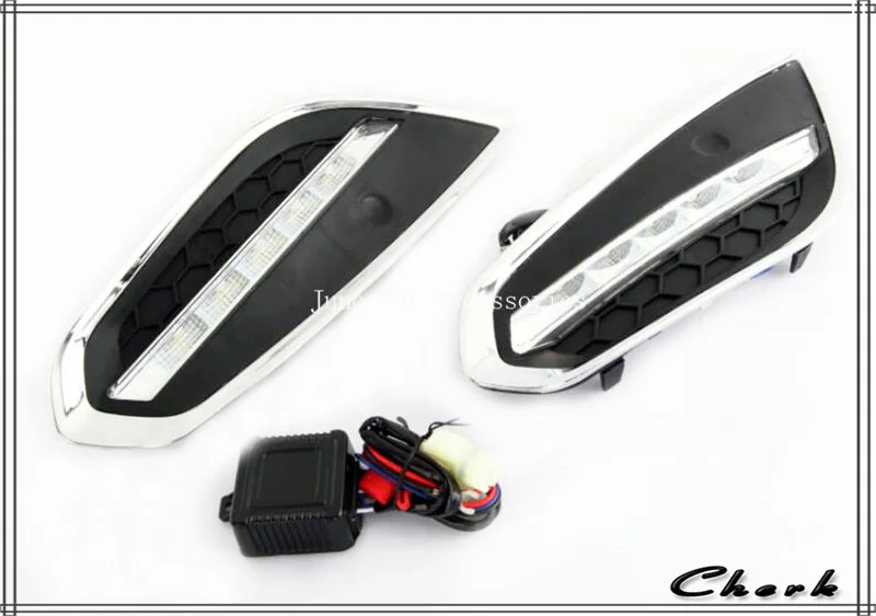 2 шт. светодиодный DRL для Volvo S60 S 60 2013 дневные ходовые огни водонепроницаемый