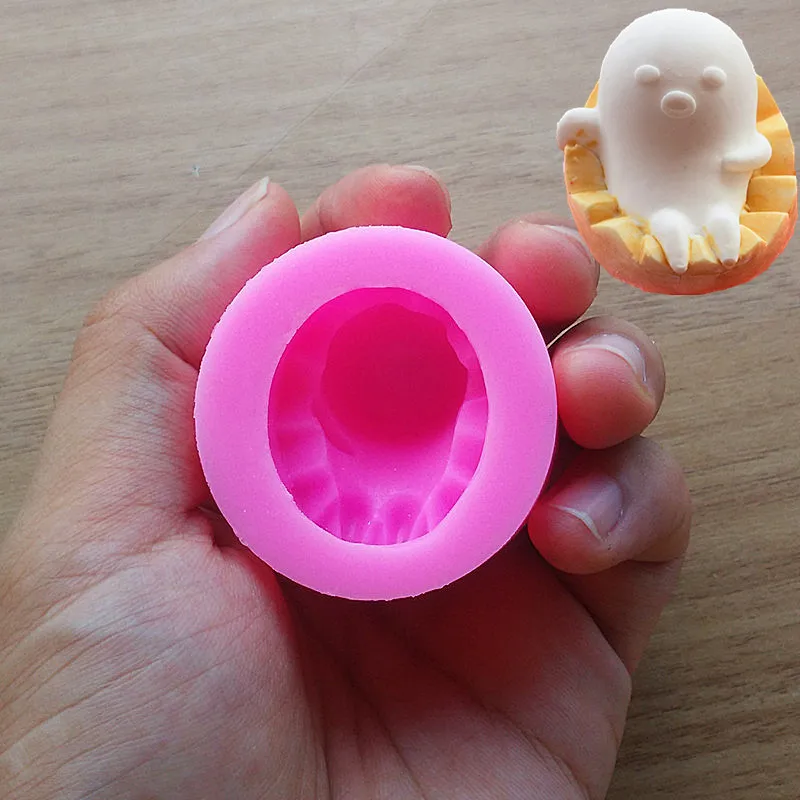 Милое Силиконовое мыло в форме призрака 3D антипригарные шоколадные конфеты