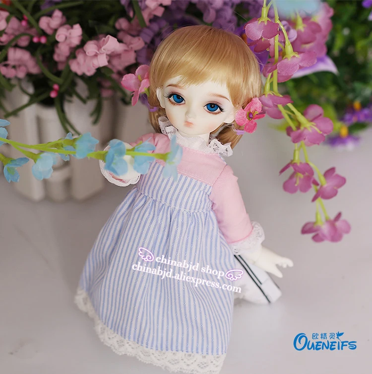 BJD SD кукольная одежда 1/6 милое розовое платье для девочек стильные игрушки для девочек Vloks или Yosd тело YF6-15 куклы аксессуары