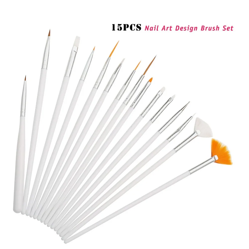Набор кистей для дизайна ногтей 20 шт. набор рисования карандашом и ручками