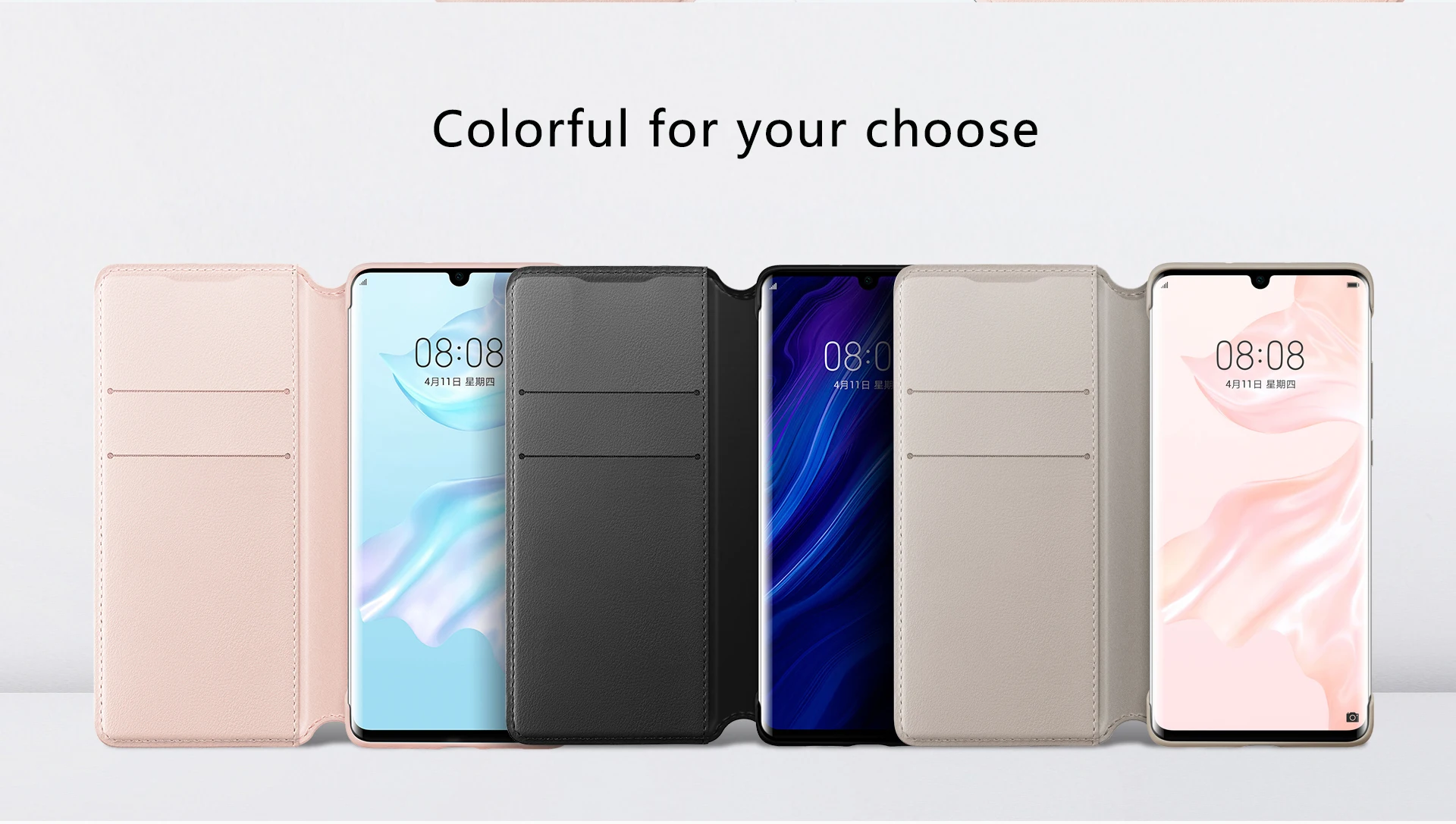 Чехол-бумажник для huawei P30 Pro, Официальный чехол из искусственной кожи с защитой от сна и пробуждения, чехол для huawei P30, чехол P30 Pro с откидной крышкой
