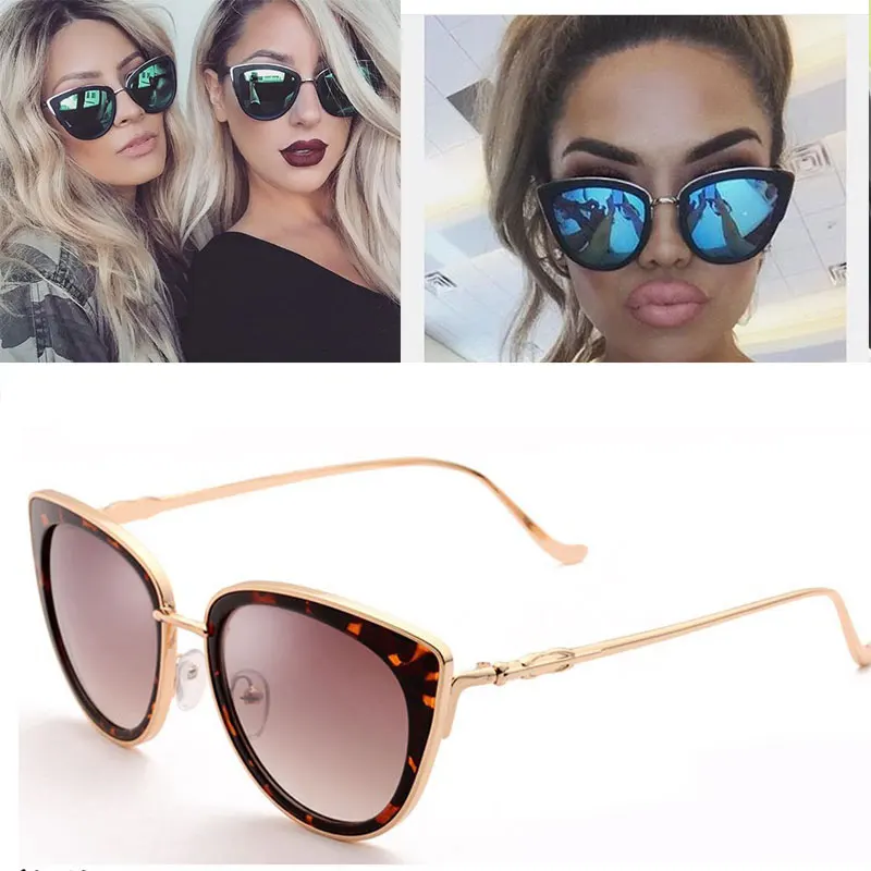 Женские зеркальные солнечные очки кошачий глаз|mirror sunglases|sun glasses femalebrand eyewear |