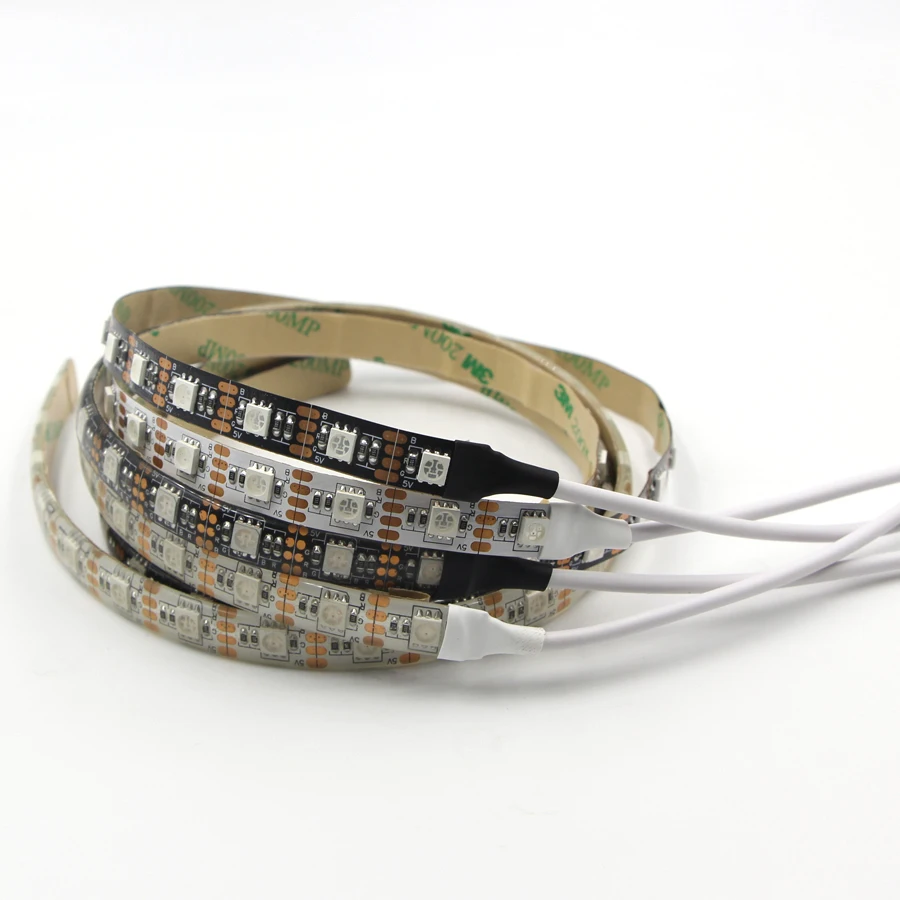 USB RGB Светодиодные ленты 5050 клея Клейкие multi изменение цвета Освещение РФ