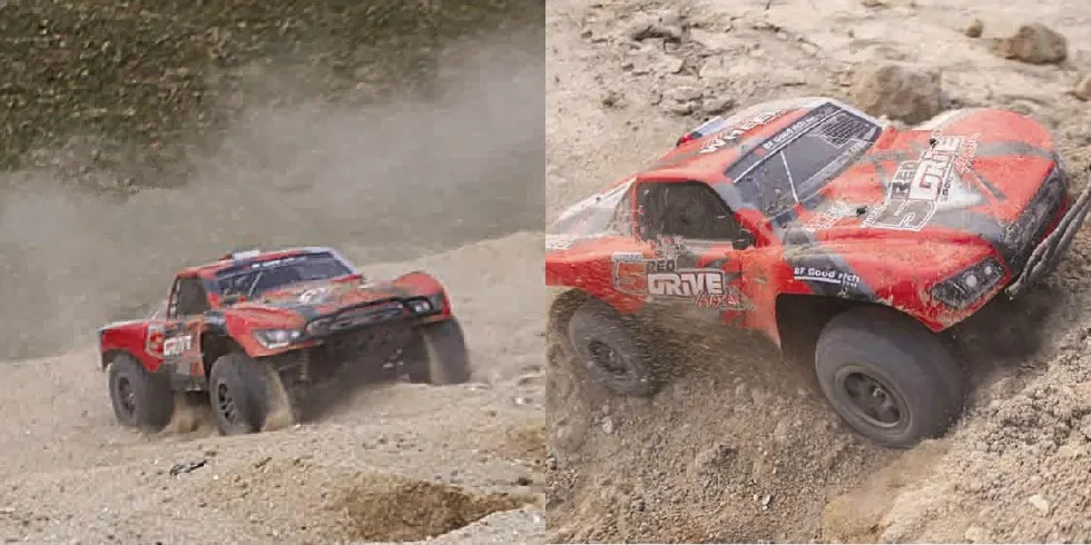 Huanqi 1/10 Бесщеточный 2,4G 4WD RC Электрический радиоуправляемый гоночный грузовик