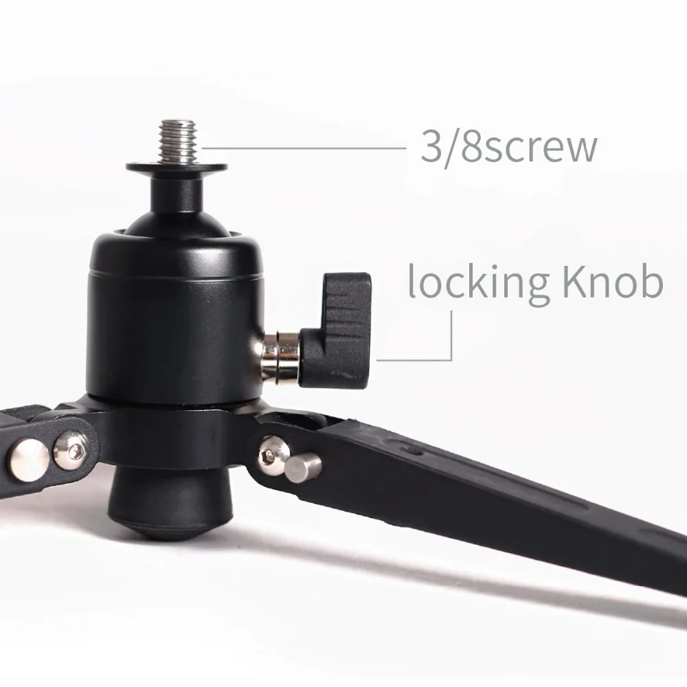 Крепление для монопода XILETU XVT28 с шариковой головкой и крепежным винтом