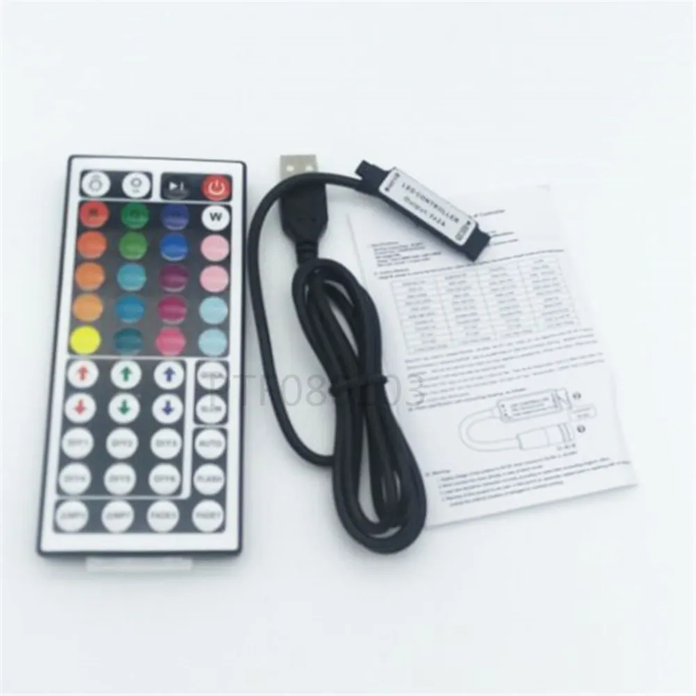 3 шт. 44 клавишный светодиодный ИК RGB мини USB контроллер для LED полосы светодиодные