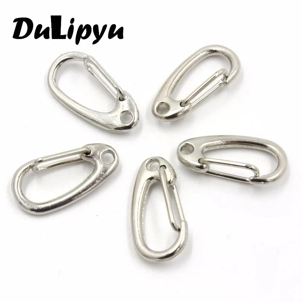 10 шт./лот яйцевидной формы Весна Карабин Клипы Быстрый переход карабин Лобстер