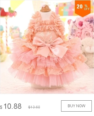 Cute pink Dog puppy lace dress dog cat pet cake Tutu skirt dog luxury Princess wedding Dress summer dog chihuahua clothes