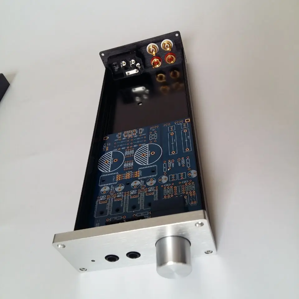 1105 Полный алюминиевый усилитель для наушников Lehmann корпус Hi-Fi корпус аудио усилитель чехол