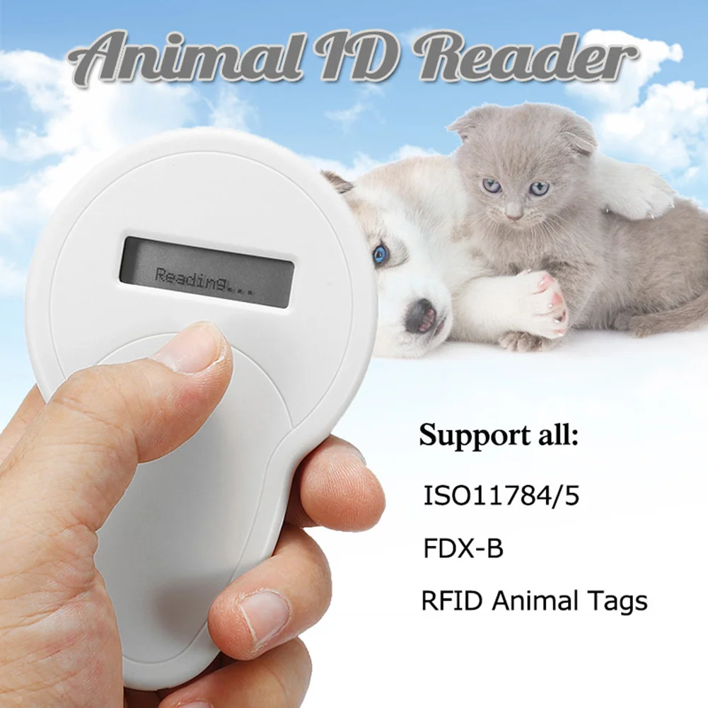 Универсальный RFID ISO FDX B животных чип собака Reader микрочип ручной Pet сканер Лидер