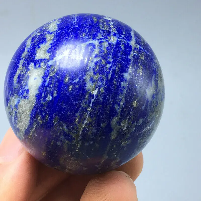50 мм натуральный голубой ляпис LAZULI CRYSTAL Сферический шар|Камни| |