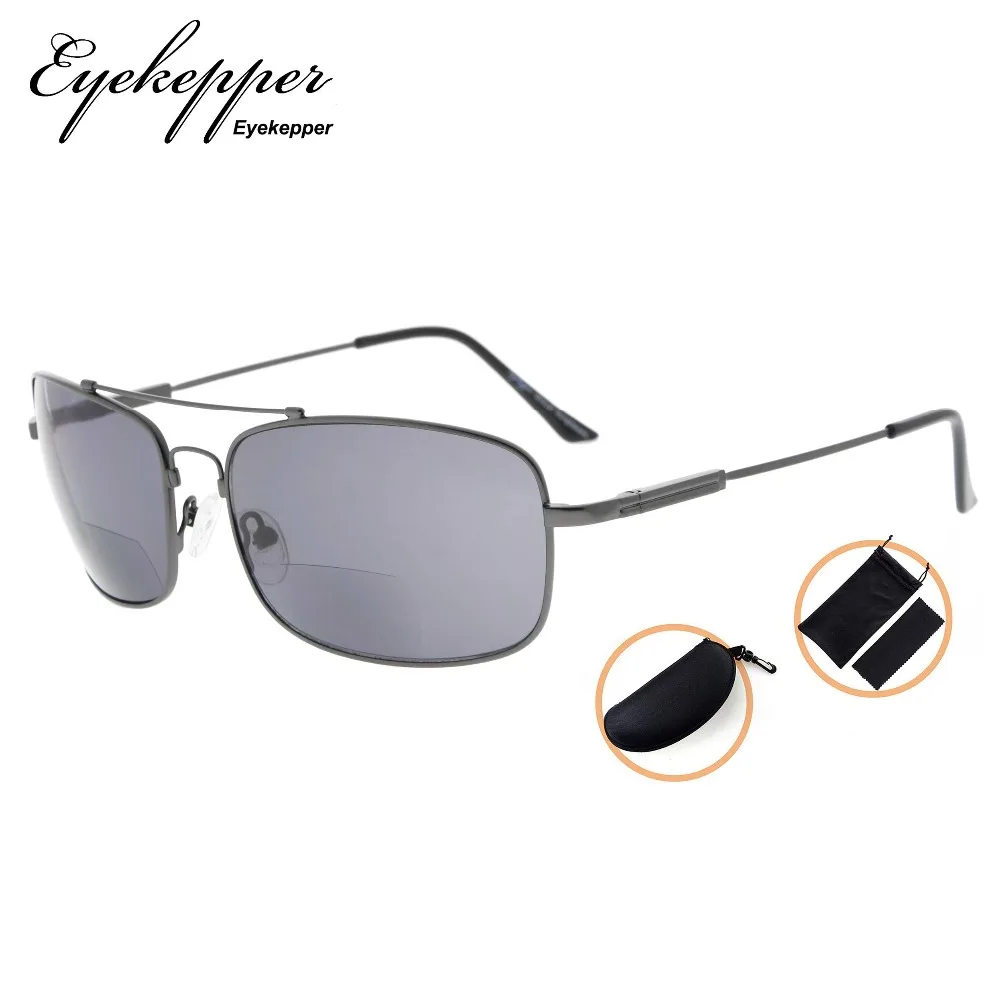 SG1805 Eyekepper двухфокусные солнцезащитные очки с гибким мостом и заушниками памяти Солнцезащитные для чтения