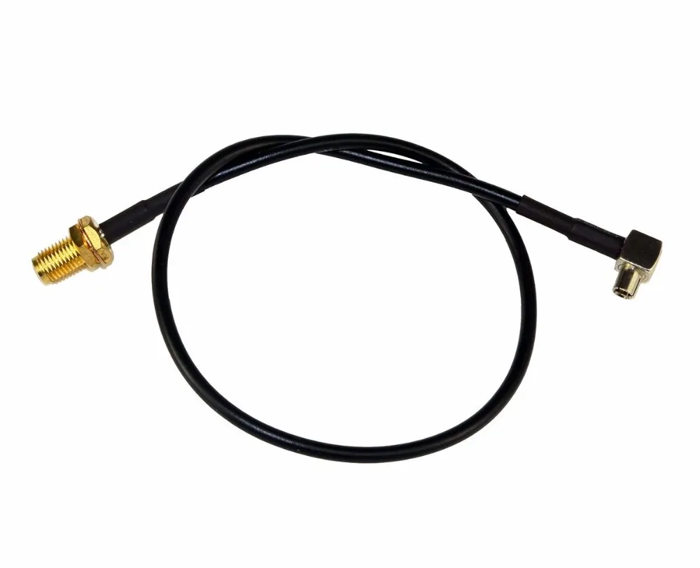 

100pcsExternal Antenna Adapter Cable Pigtail SMA Female to TS9 Male for USB Modems Sierra 312U, 320U, 330U ZTE MF61,Huawei E587