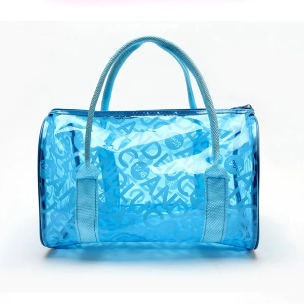 Прозрачная прозрачная сумка 2017 новые ПВХ сумки Bolsas de Praia пляжная конфетная желе с