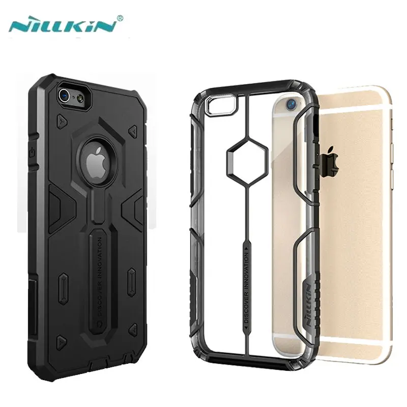 Чехол Nillkin Defender 2 для iPhone 6 Plus роскошный Прочный Гибридный чехол из ТПУ и