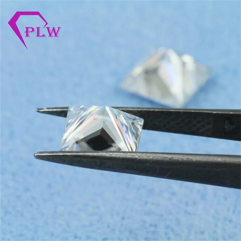 Moissanite/ожерелье серьги из Прованса с драгоценными камнями 1 карат 5 5*5 мм цвет 3ex VVS |