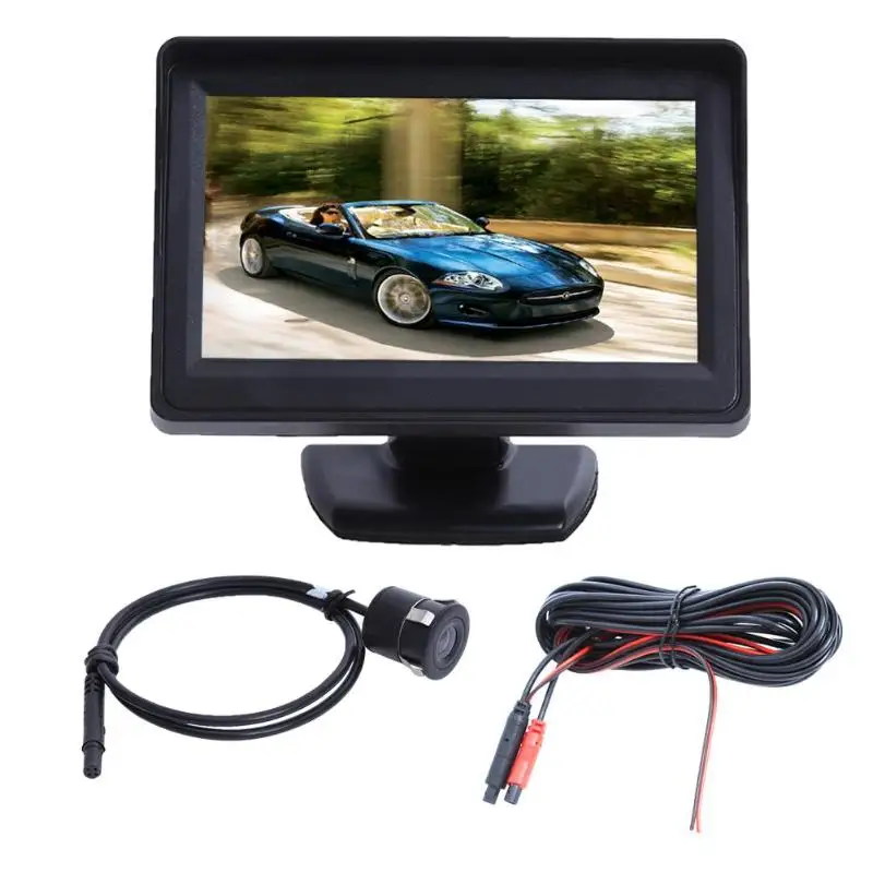 480x234 4 3 дюймов Автомобильный Монитор цветной TFT LCD AV авто монитор заднего