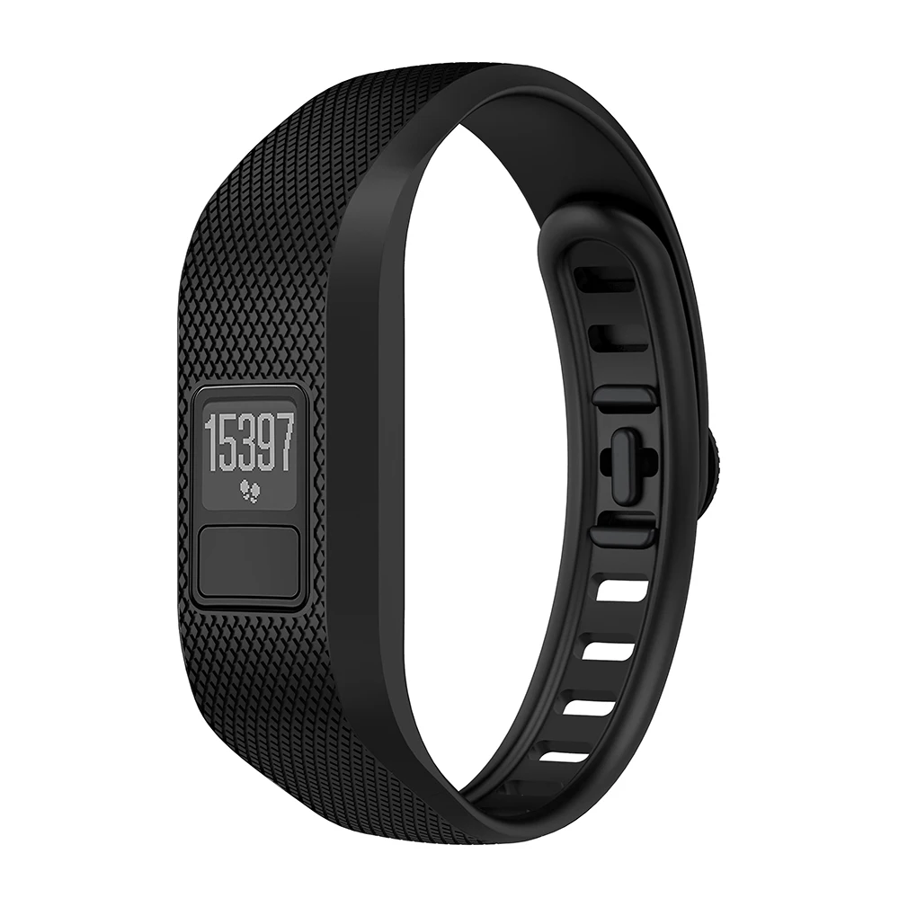 Официальный силиконовый браслет ремешок для часов Garmin Vivofit 3 силиконовые сменные