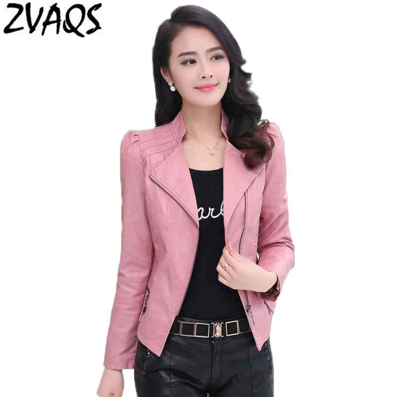 Женская кожаная куртка на каждый день мотоциклетная YM15 весна 2020 | одежда