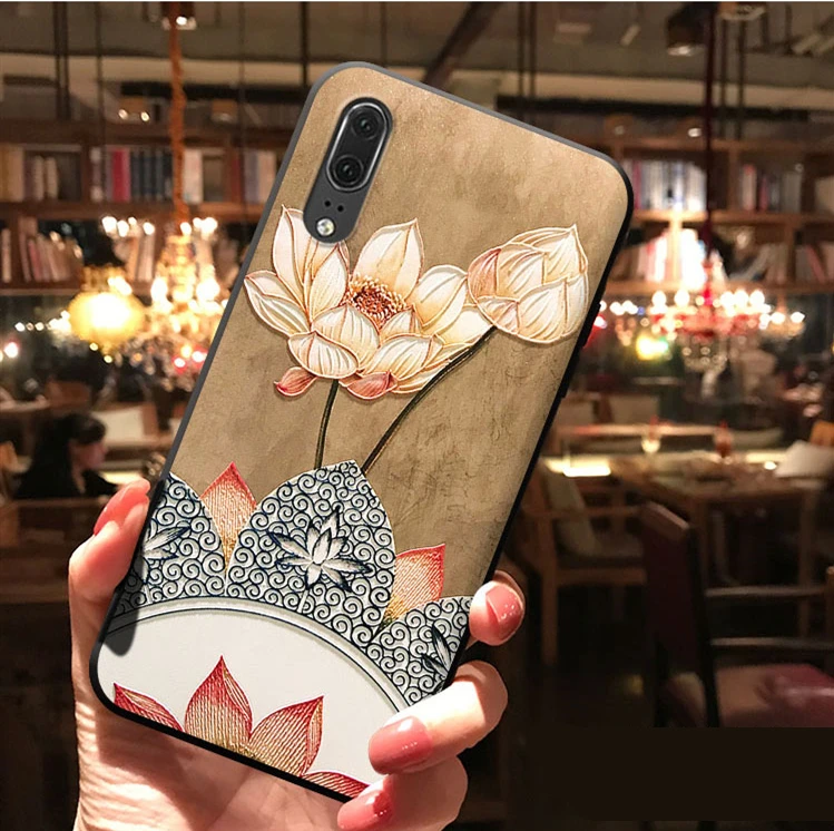 qhc2hh 3D чехол с тиснением для huawei P8 P9 P20 P10 Коврики 20 10 Lite рro P Smart Y9 nova 3i 4 для смартфона Honor 8X9 10 Lite рельеф Fundas - Цвет: qhc2hh