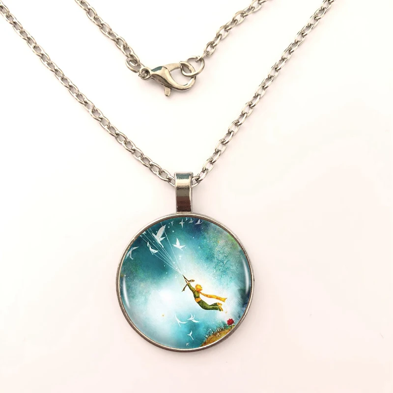 Медное колье с логотипом Маленького принца-подвеска Женское Ожерелье массивное