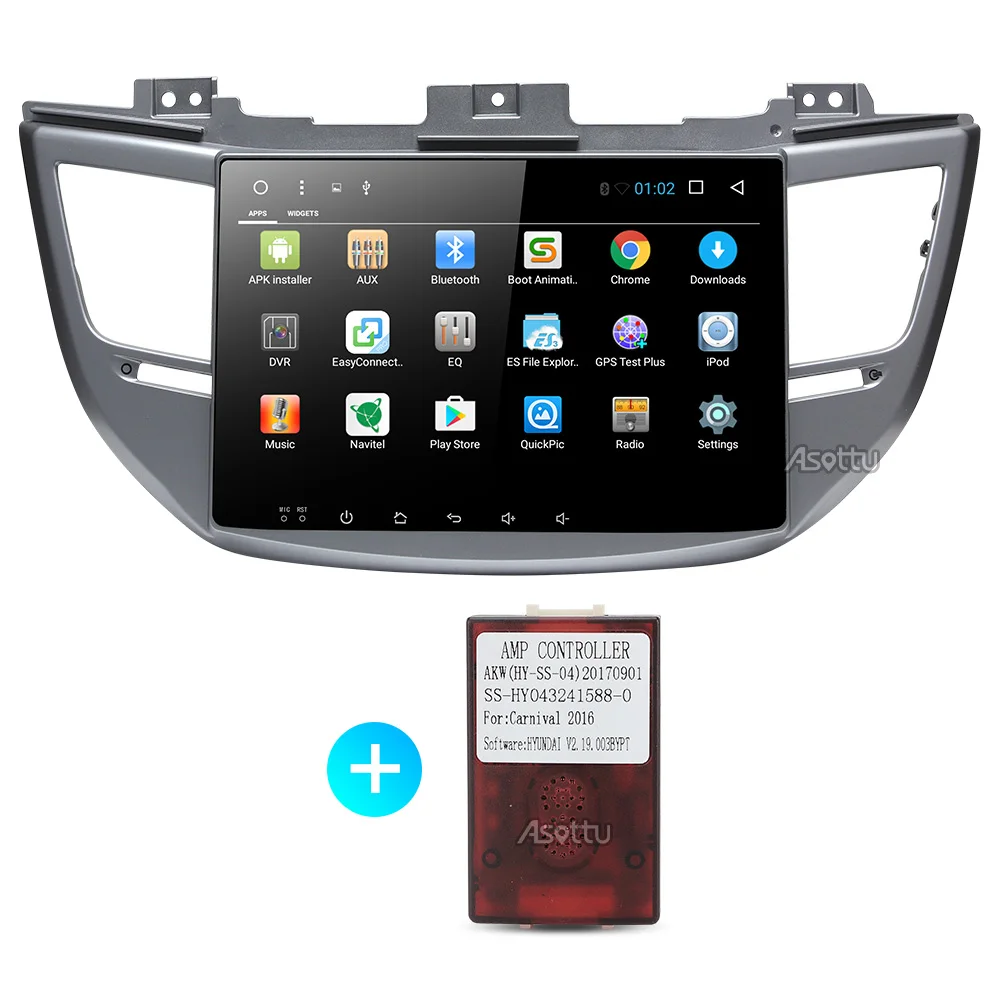 Asottu cxts1060 Android 8.1 игрок автомобиля DVD GPS для Tucson IX35 dvd-gps-навигация Райдо Видео Аудио плеер автомобиля 2 DIN стерео - Цвет: with canbus