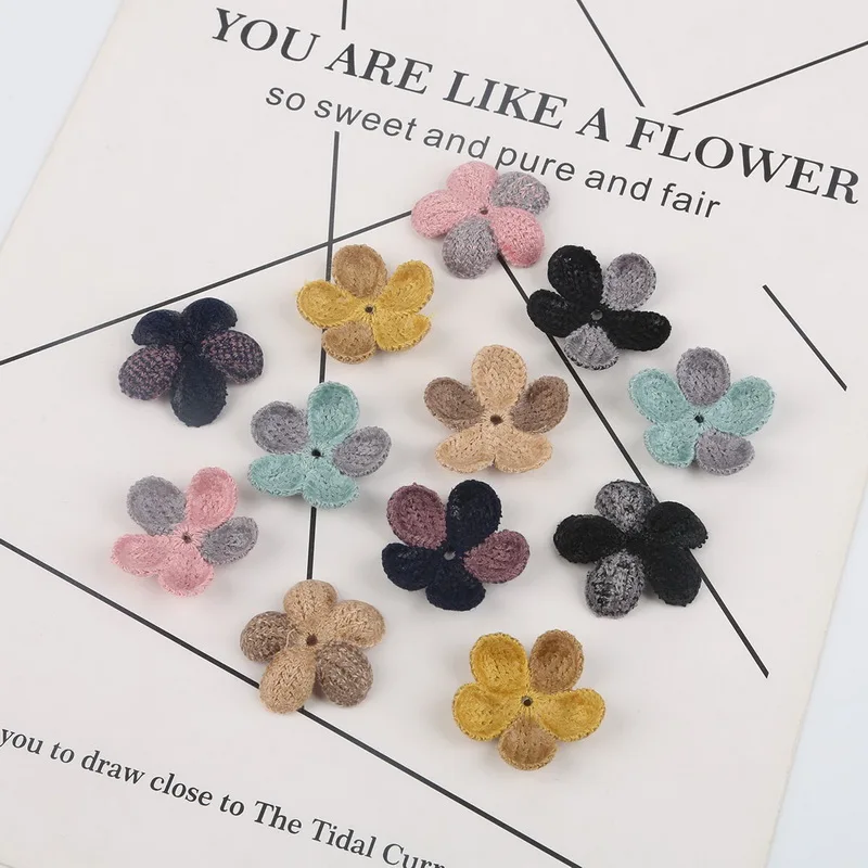 20 шт./лот свадебные аксессуары для одежды детская повязка на голову с цветами