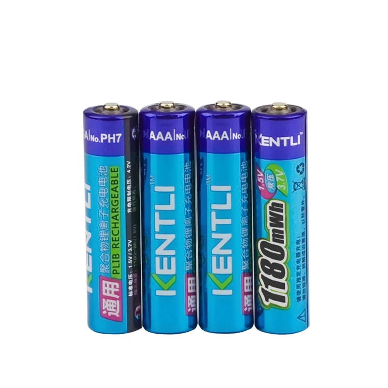 KENTLI 8pcs 1.5v aa aaa batteries Rechargeable Li-ion Li-polymer Lithium battery + 4 slots AA AAA lithium li-ion Smart Charger