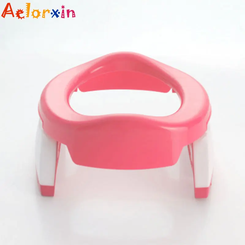 Portable Baby Potchildren's Toilet Travel/car Baby Toilet Folding Children's Toilet Training Seat Pot For Kids Baby Toilet