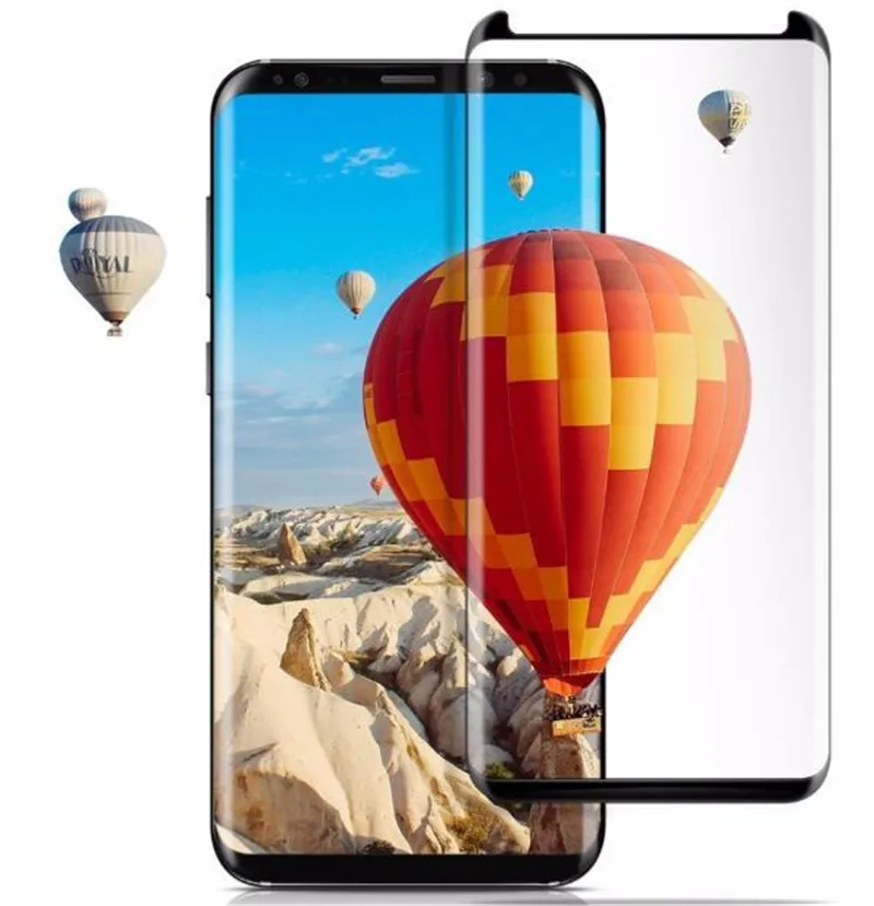 20 шт./лот 3D круглая изогнутая Защитная пленка для экрана Samsung Galaxy S9 Plus закаленное