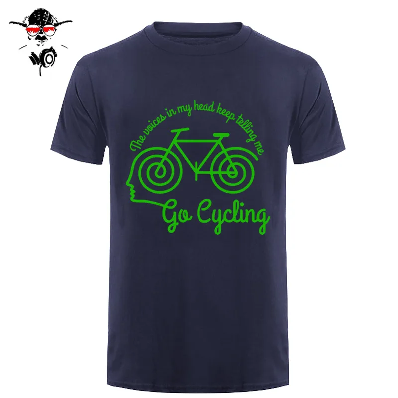 Voices In My Head Cyclinger Мужская футболка RLTW футболка Cycle Cyclinger Bicycle день рождения базовые модели футболка с принтом Летняя Повседневная
