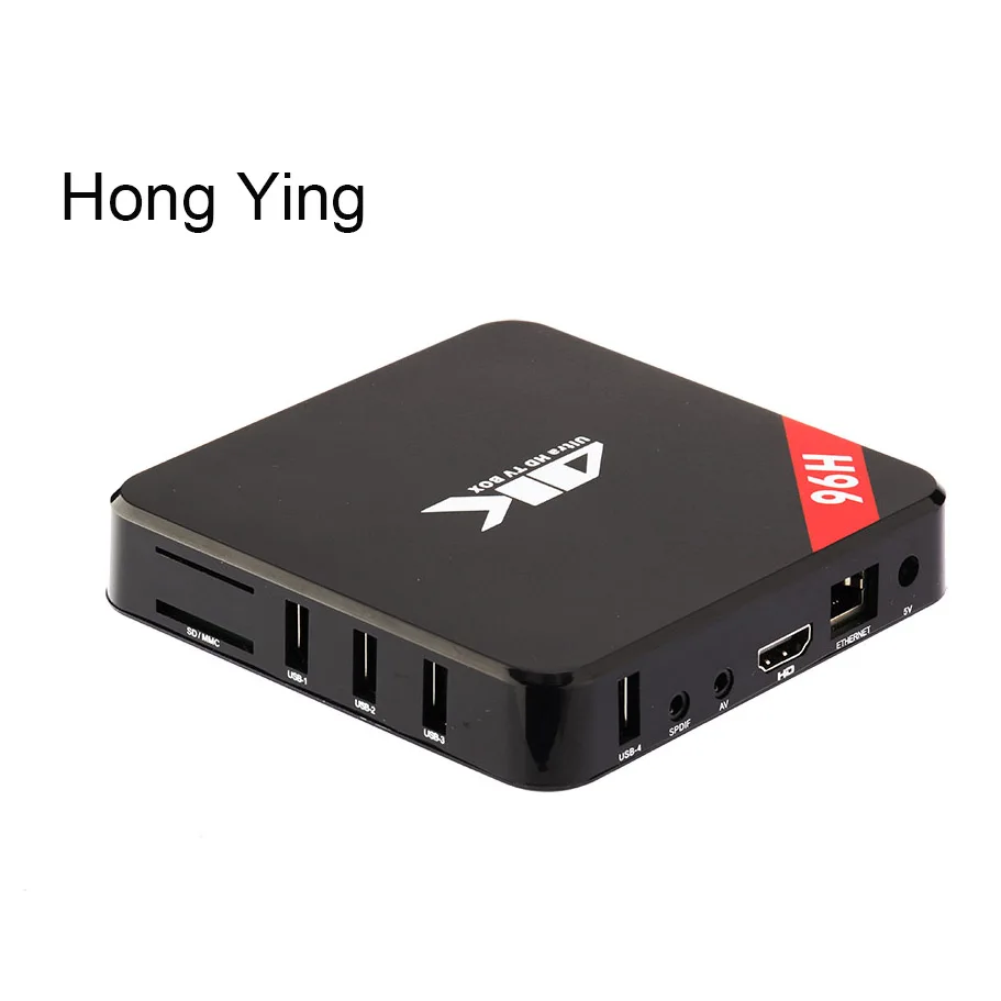 H96 Android ТВ коробка RK3229 4 ядра 6 0 DDR3 1 г 8 HDMI 2 WI FI К h.265 1080 P дополнений Netflix Media