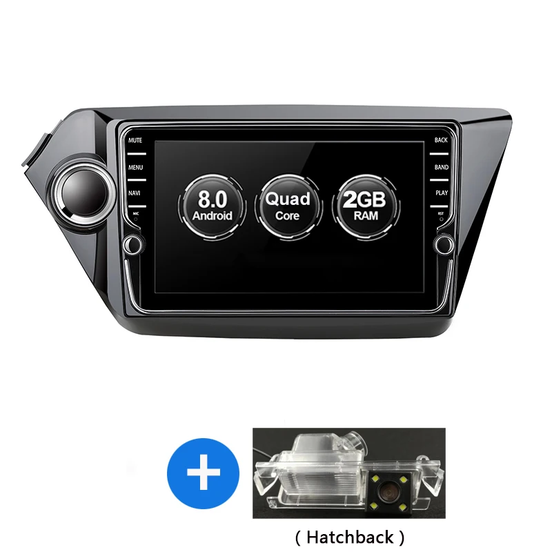 2G RAM 32G Hatchback Funrover 2 г+ 32 г android 8,0 автомобильный dvd gps плеер для Kia rio k2 2011- автомобильный Радио gps навигация видео Автомобильный мультимедийный плеер rds - Цвет: 2G RAM 32G Hatchback