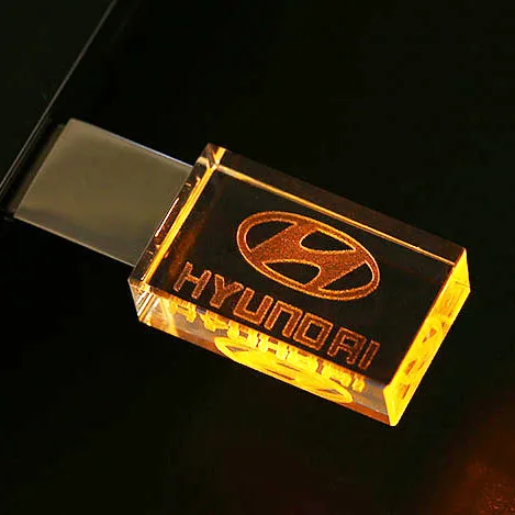 JASTER хрустальный стеклянный материал, настраиваемый логотип usb 2,0 высокоскоростной флеш-накопитель