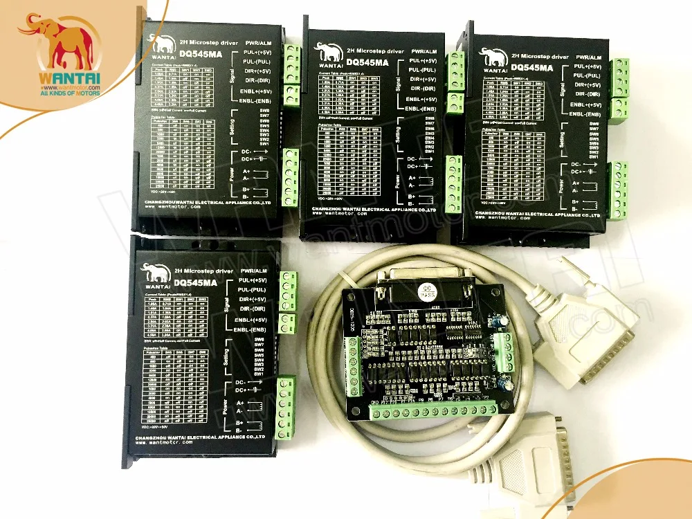 Новинка! Микрофрезерный станок с ЧПУ Wantai Driver4PCS DQ545MA для замены DQ542M PEAK4.5A 18- 50V 128 |