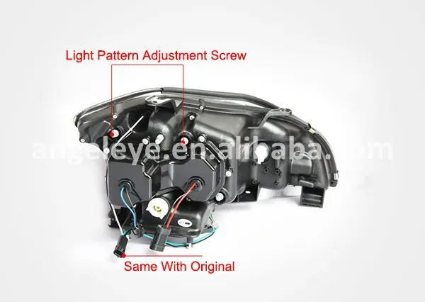2004-2009 год для Lexus RX330 Herrier светодиодная… Kluger Ангельские глазки фар Черный Корпус SN