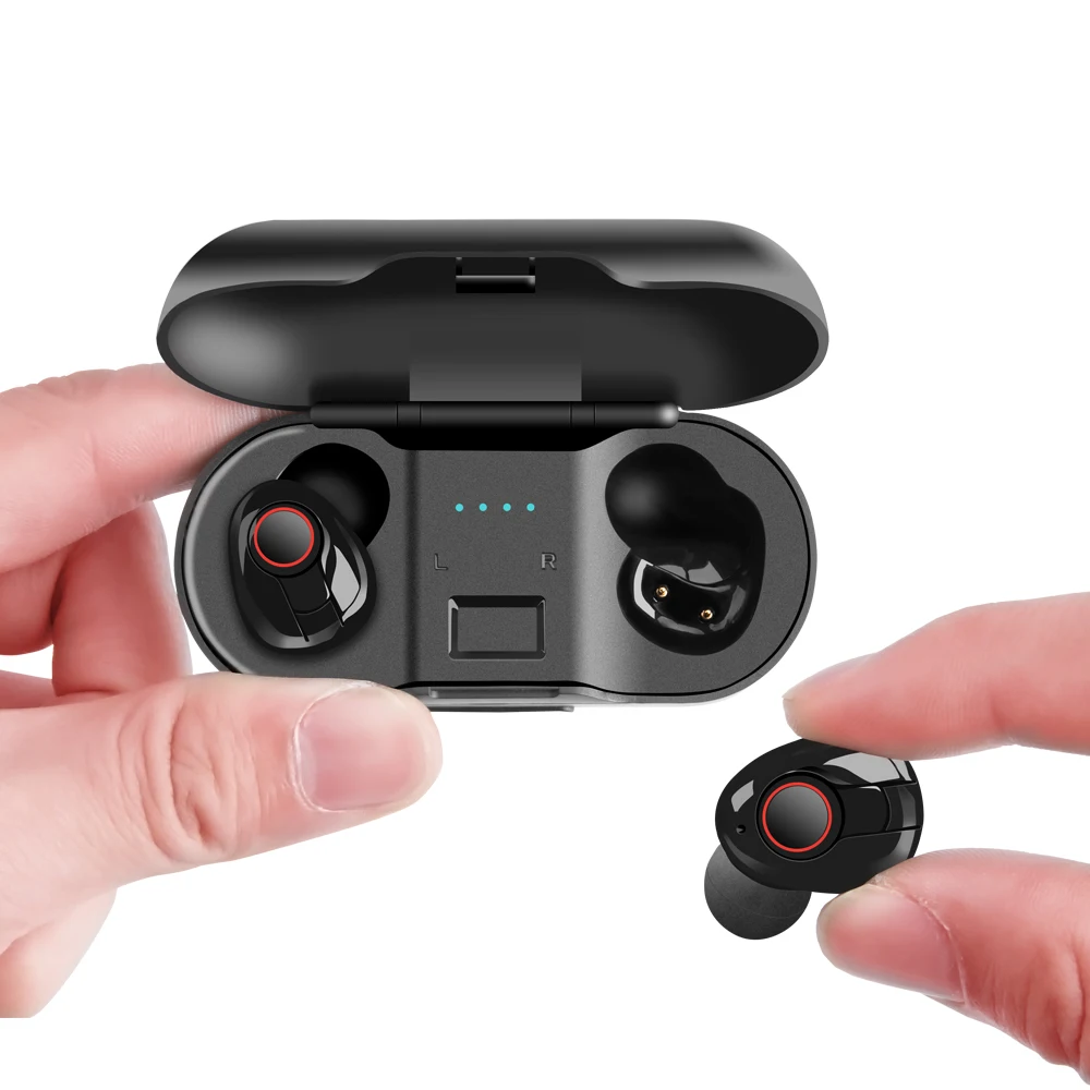Мини V5.0 Беспроводной наушники вкладыши TWS с Bluetooth HD стерео спортивные игровая