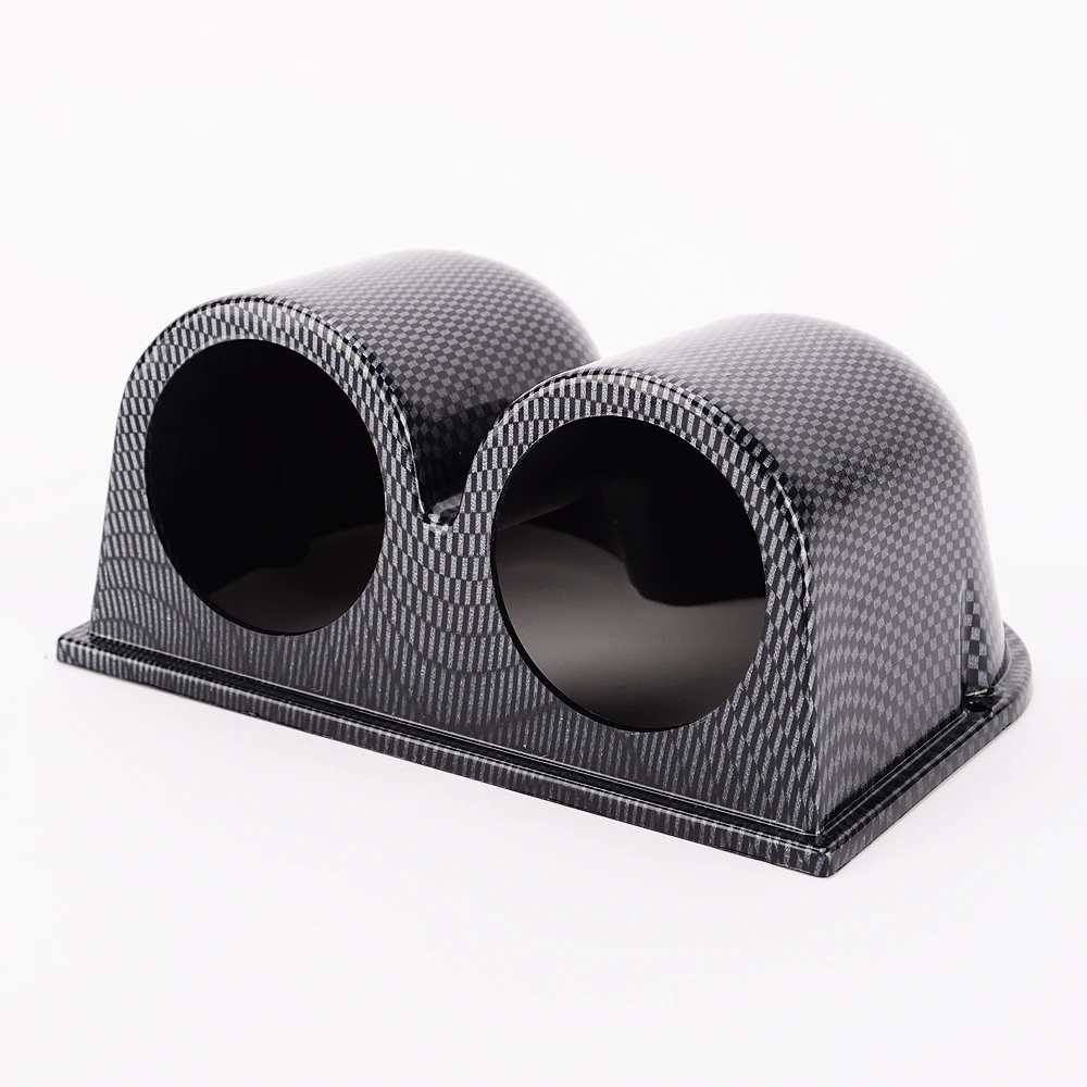 Горизонтальные Углеродного Волокна Посмотрите 52 мм двойной Отверстия