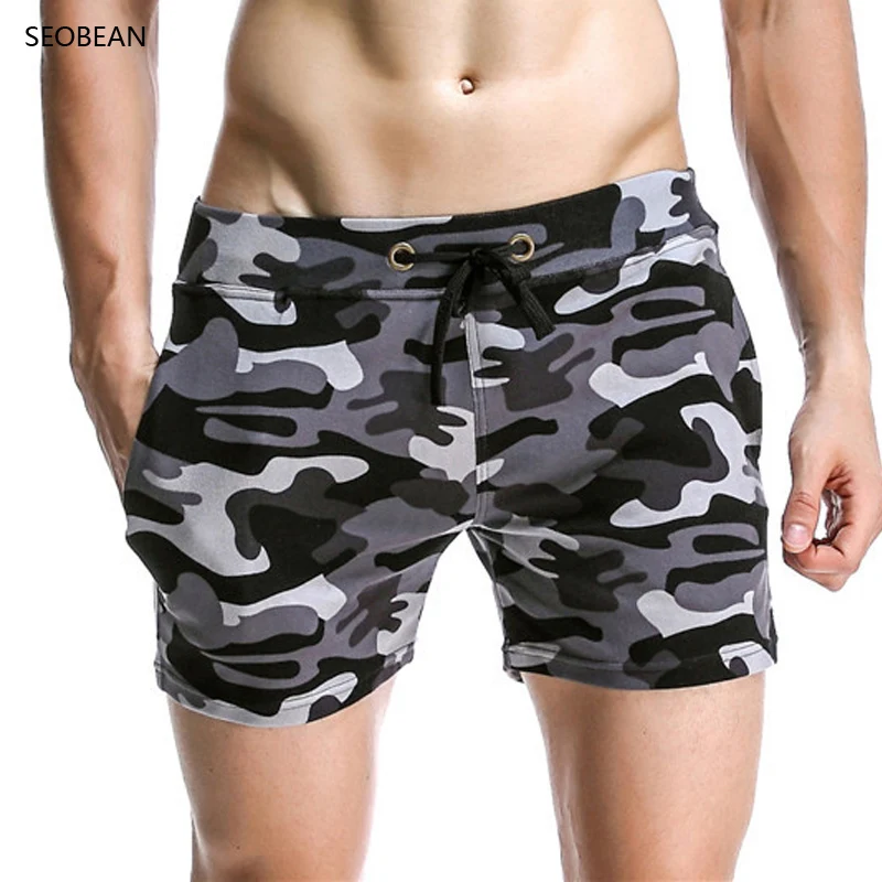 Шорты Y237 мужские камуфляжные спортивные штаны для отдыха фитнеса бега плавки