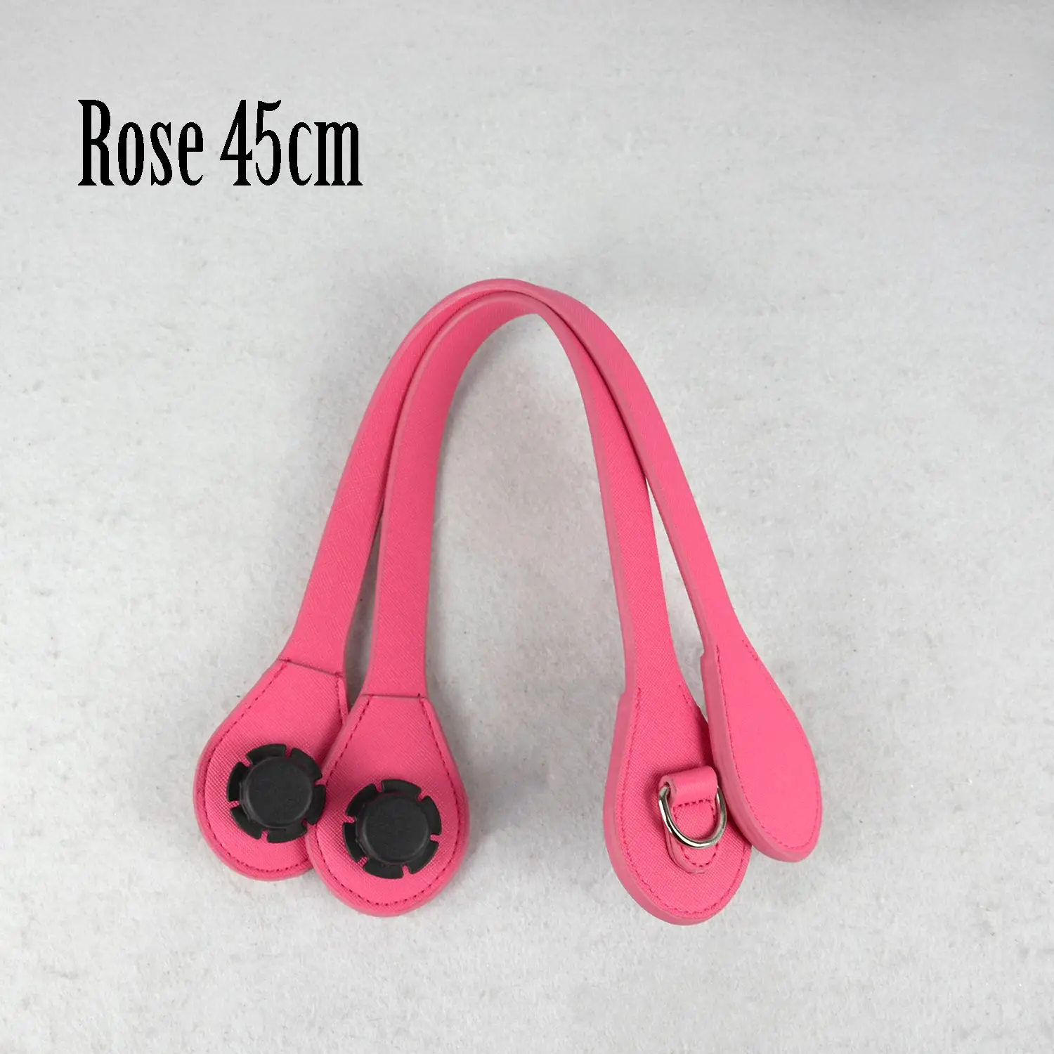 rose 45 Tanqu короткие ручки с краем живопись D пряжка круглый каплевидный конец часть из искусственной кожи для OBag ремень для EVA O сумка - Цвет: rose 45